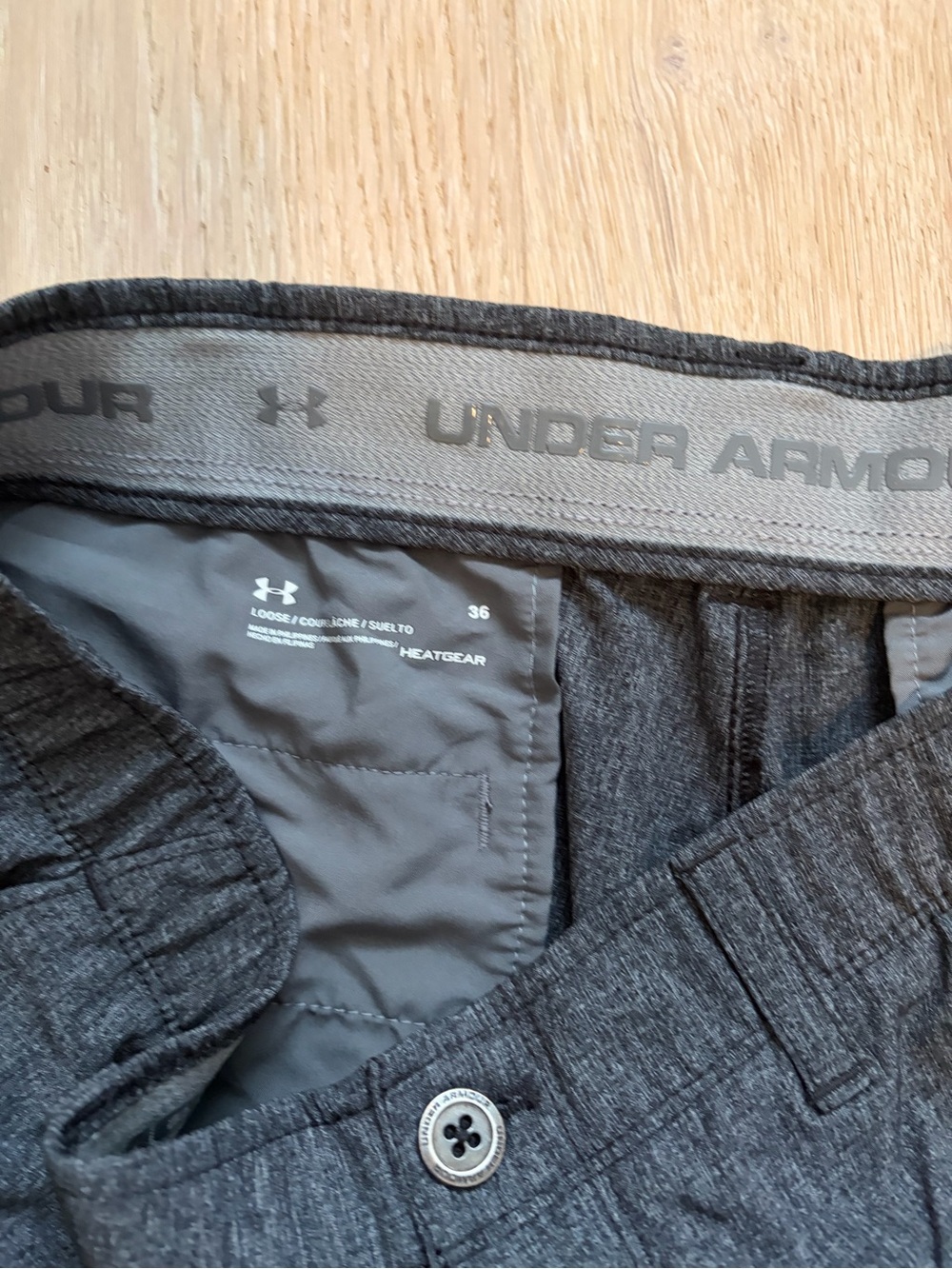 Under Armour Men's Dark Gray HEATGEAR Athletic Shorts
